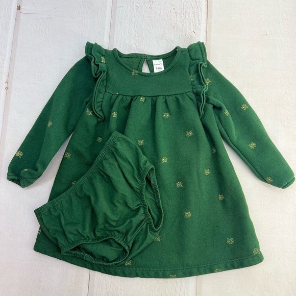 Baby Butterfly Fleece Dress SIZE 24 MONTHS - Picture 6 of 17